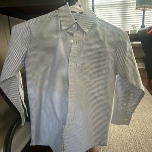 Blue and white striped, Arrow, Boys Shirt